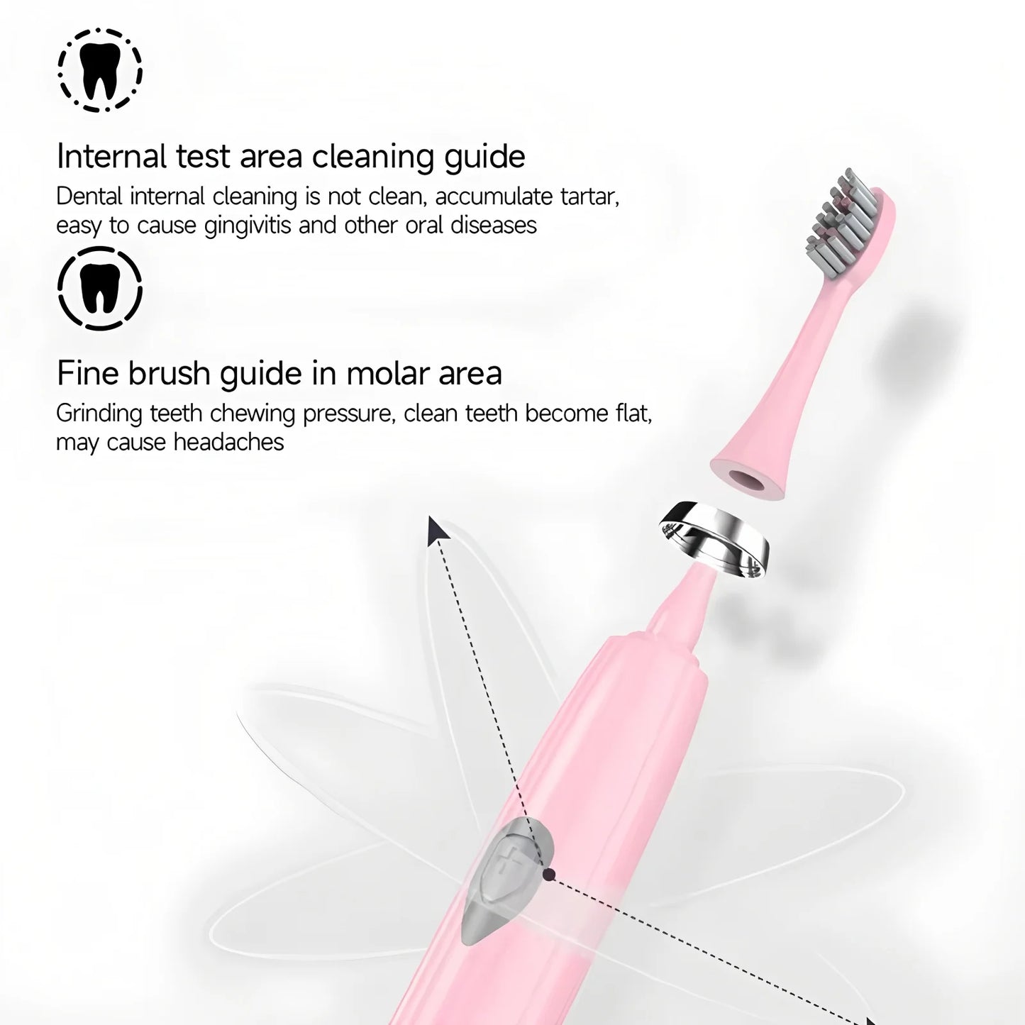 2026Electric Toothbrush Adult Automatic Couples Set, Suitable for Home or Travel Use, Random Brush Head Colors