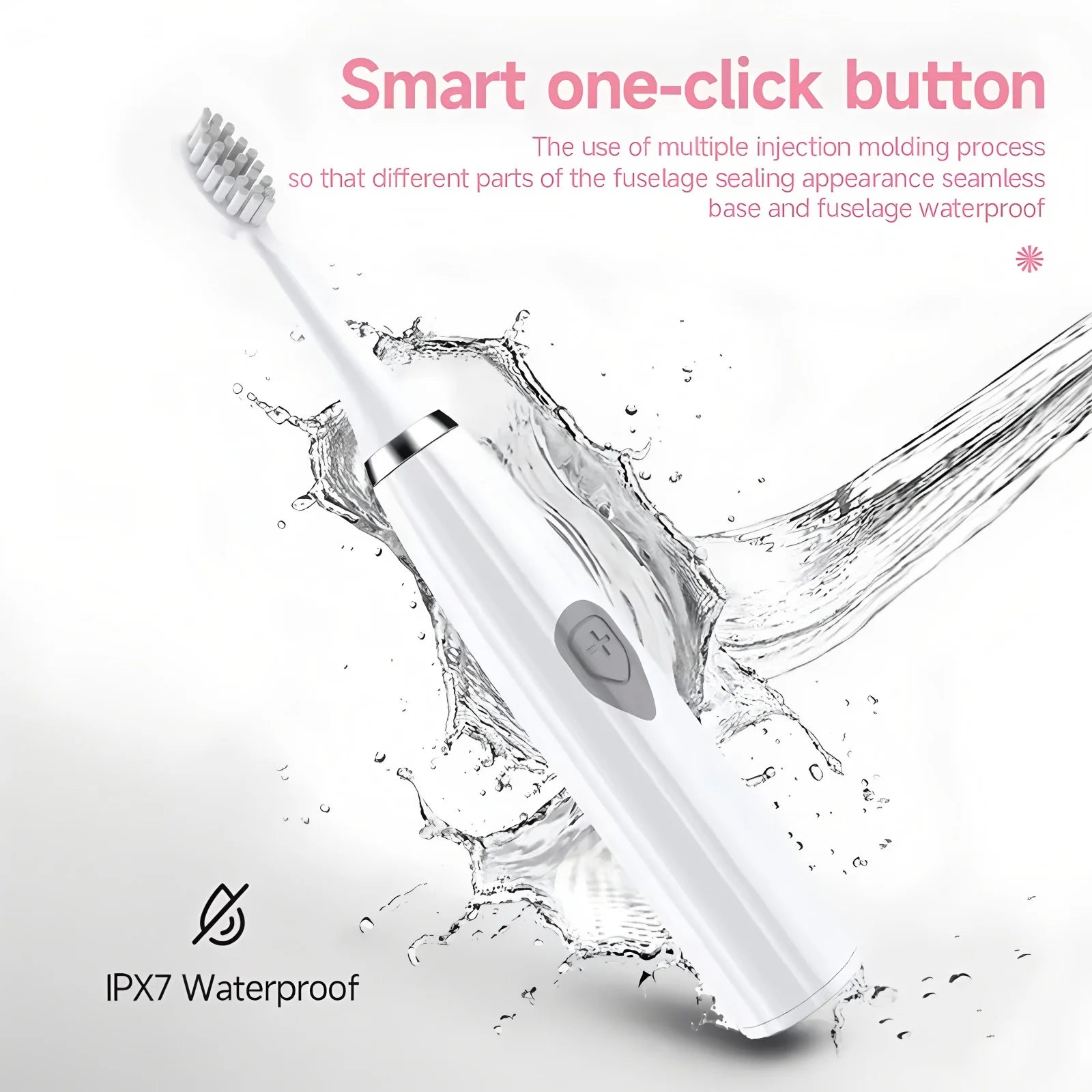 2026Electric Toothbrush Adult Automatic Couples Set, Suitable for Home or Travel Use, Random Brush Head Colors